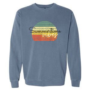 Summertime Vibes Premium Garment-Dyed Sweatshirt