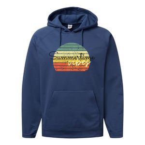 Summertime Vibes Premium Performance Fleece Hoodie