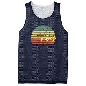 Summertime Vibes Premium Mesh Reversible Basketball Jersey Tank