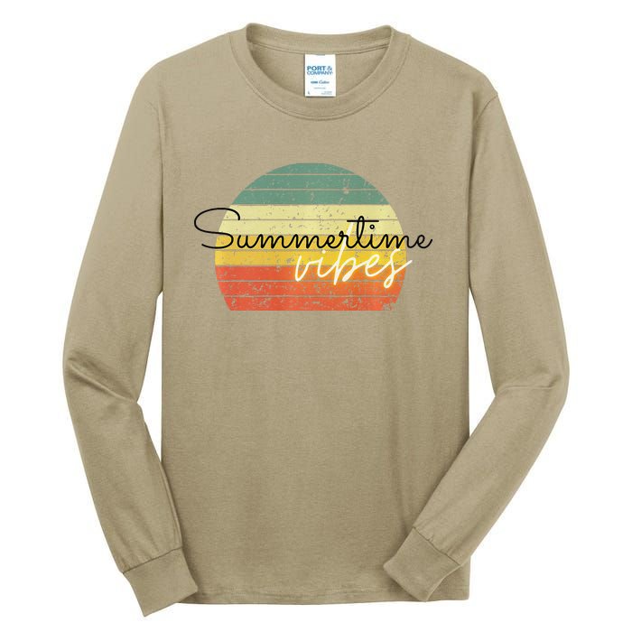 Summertime Vibes Premium Tall Long Sleeve T-Shirt