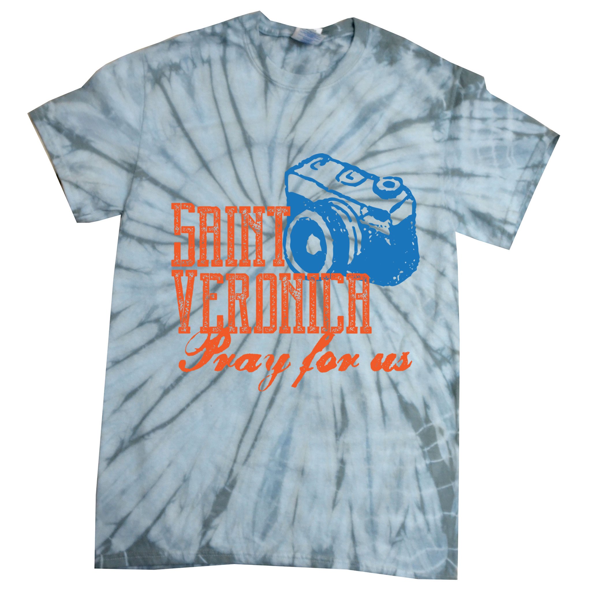 St Veronica Patron Saint Photography Photographers Catholic Cool Gift Tie-Dye T-Shirt