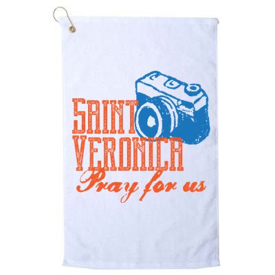 St Veronica Patron Saint Photography Photographers Catholic Cool Gift Golf Towel