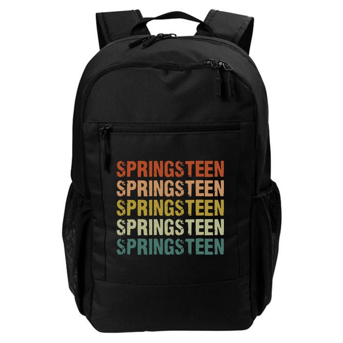 Springsteen Vintage Retro Rock Concert Backpack