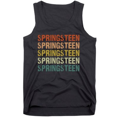 Springsteen Vintage Retro Rock Concert Tank Top