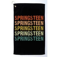 Springsteen Vintage Retro Rock Concert Golf Towel