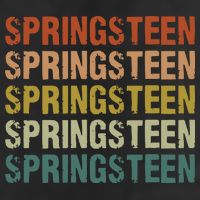 Springsteen Vintage Retro Rock Concert Golf Towel