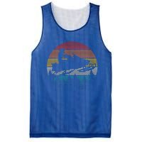 Snowmobile Vintage Retro Motor Sled Gift Mesh Reversible Basketball Jersey Tank