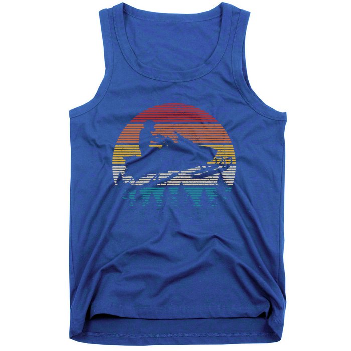 Snowmobile Vintage Retro Motor Sled Gift Tank Top