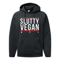 Slutty Vegan Run Slutty Performance Fleece Hoodie