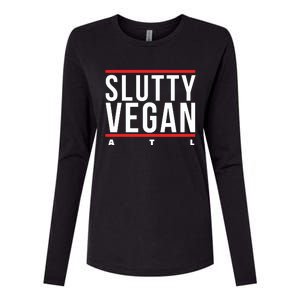 Slutty Vegan Run Slutty Womens Cotton Relaxed Long Sleeve T-Shirt