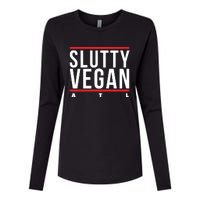 Slutty Vegan Run Slutty Womens Cotton Relaxed Long Sleeve T-Shirt