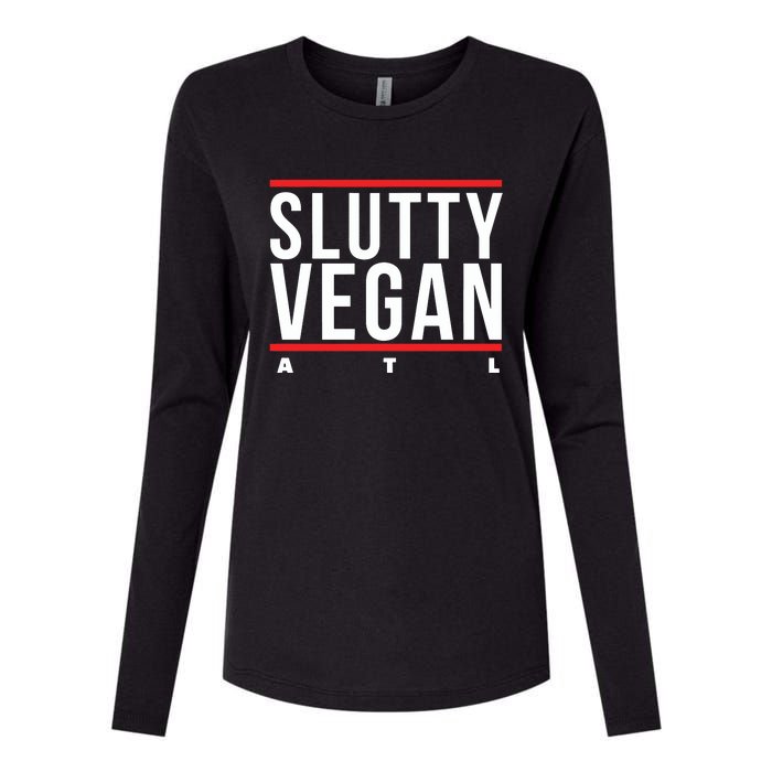 Slutty Vegan Run Slutty Womens Cotton Relaxed Long Sleeve T-Shirt