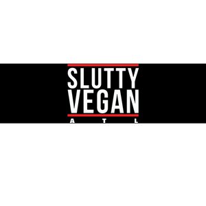 Slutty Vegan Run Slutty Bumper Sticker