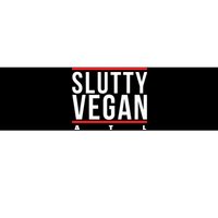 Slutty Vegan Run Slutty Bumper Sticker