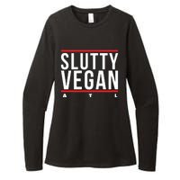 Slutty Vegan Run Slutty Womens CVC Long Sleeve Shirt