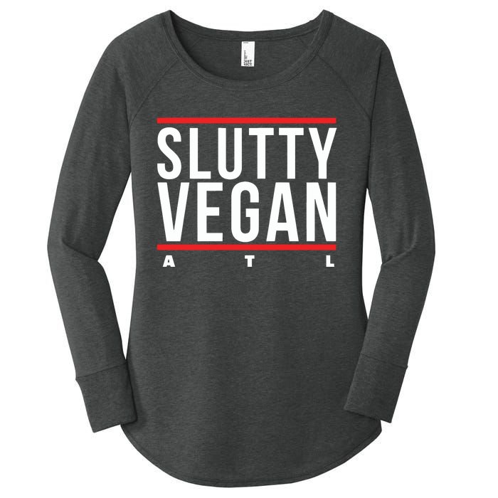 Slutty Vegan Run Slutty Women's Perfect Tri Tunic Long Sleeve Shirt