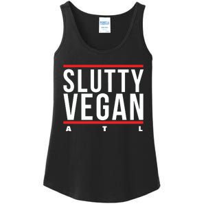 Slutty Vegan Run Slutty Ladies Essential Tank