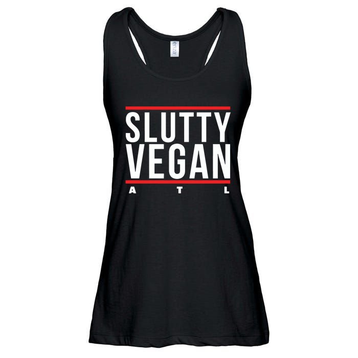 Slutty Vegan Run Slutty Ladies Essential Flowy Tank