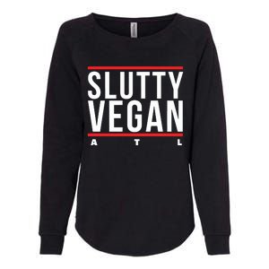 Slutty Vegan Run Slutty Womens California Wash Sweatshirt