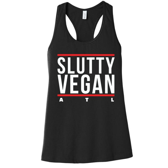 Slutty Vegan Run Slutty Women's Racerback Tank