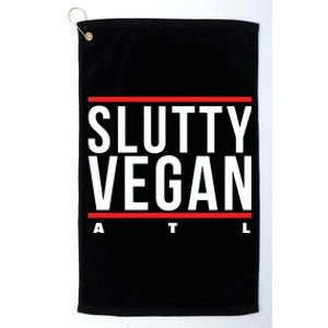 Slutty Vegan Run Slutty Platinum Collection Golf Towel