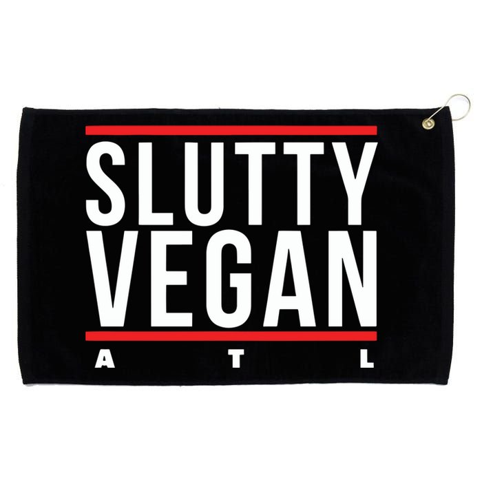 Slutty Vegan Run Slutty Grommeted Golf Towel