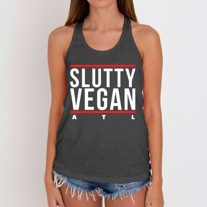 Slutty Vegan Run Slutty Women's Knotted Racerback Tank