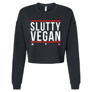 Slutty Vegan Run Slutty Cropped Pullover Crew