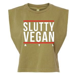 Slutty Vegan Run Slutty Garment-Dyed Women's Muscle Tee