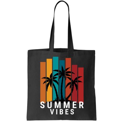 Summer Vibes Retro Palm Tree Bag