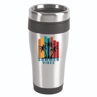 Summer Vibes Retro Palm Tree 16oz Travel Tumbler