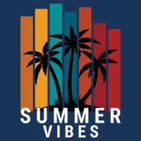 Summer Vibes Retro Palm Tree Infant Baby Jersey Bodysuit