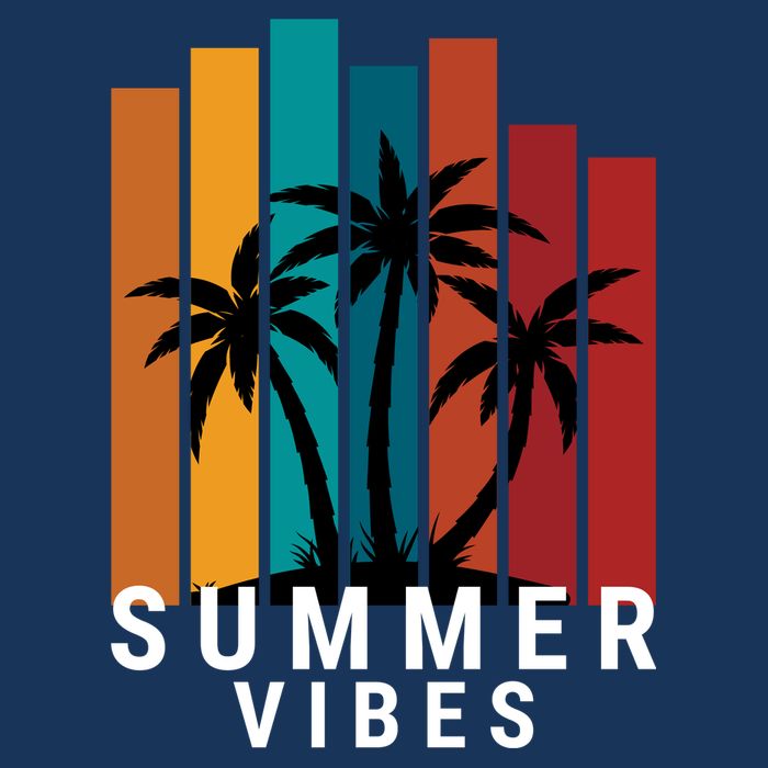 Summer Vibes Retro Palm Tree Infant Baby Jersey Bodysuit