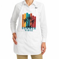 Summer Vibes Retro Palm Tree Apron