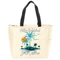 Summer Vacation Retro South Carolina Hilton Head Island Gift Zip Tote Bag