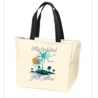 Summer Vacation Retro South Carolina Hilton Head Island Gift Zip Tote Bag