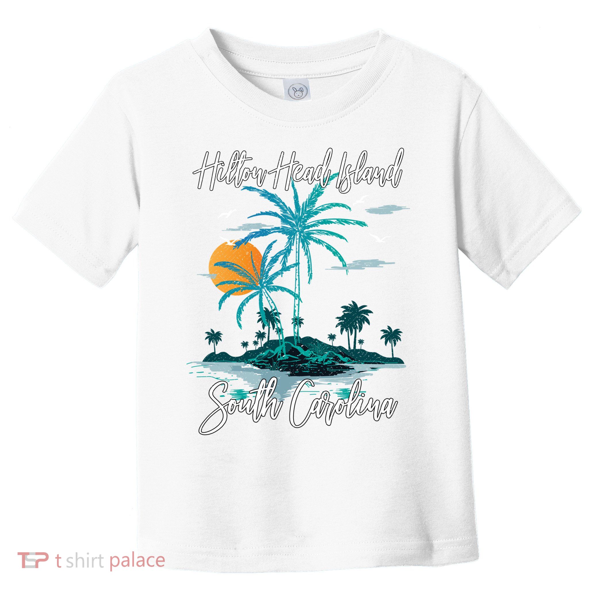 Summer Vacation Retro South Carolina Hilton Head Island Gift Toddler T-Shirt