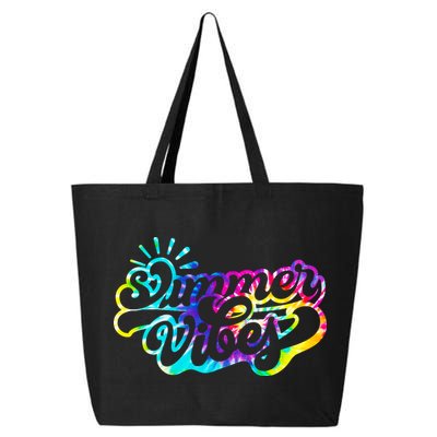 Summer Vibes Retro Colorful Trippy Style 25L Jumbo Tote