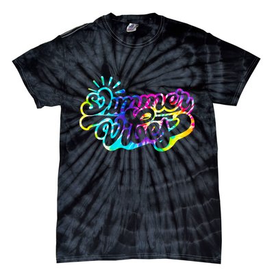 Summer Vibes Retro Colorful Trippy Style Tie-Dye T-Shirt