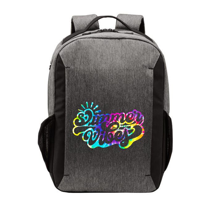 Summer Vibes Retro Colorful Trippy Style Vector Backpack