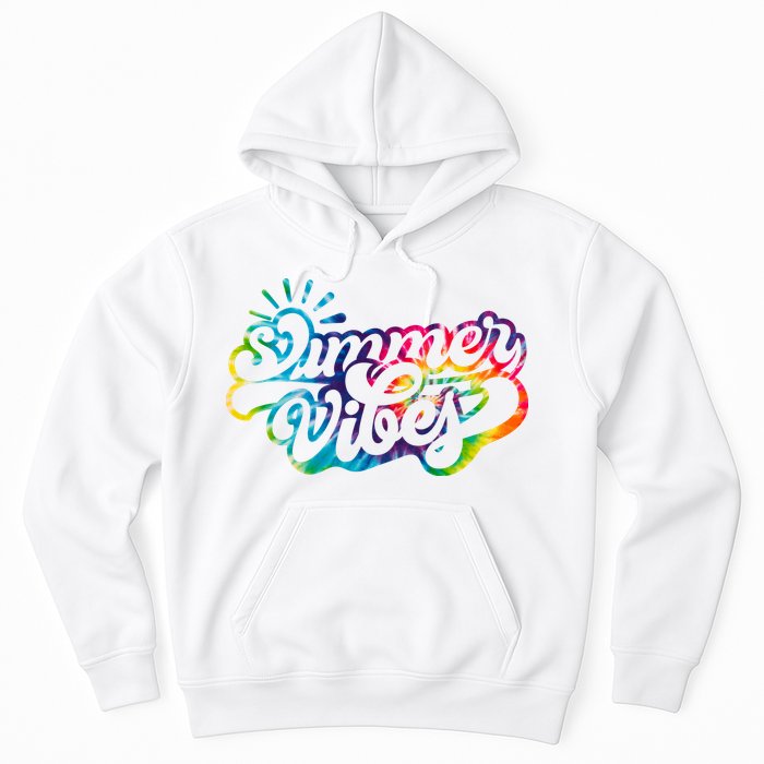 Summer Vibes Retro Colorful Trippy Style Hoodie