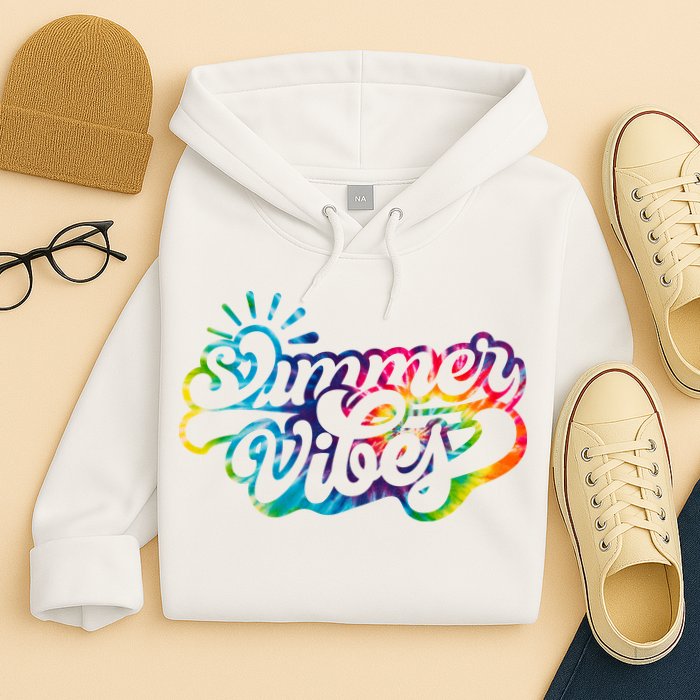 Summer Vibes Retro Colorful Trippy Style Hoodie