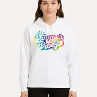 Summer Vibes Retro Colorful Trippy Style Hoodie