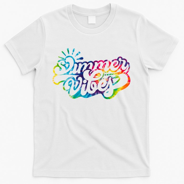 Summer Vibes Retro Colorful Trippy Style T-Shirt