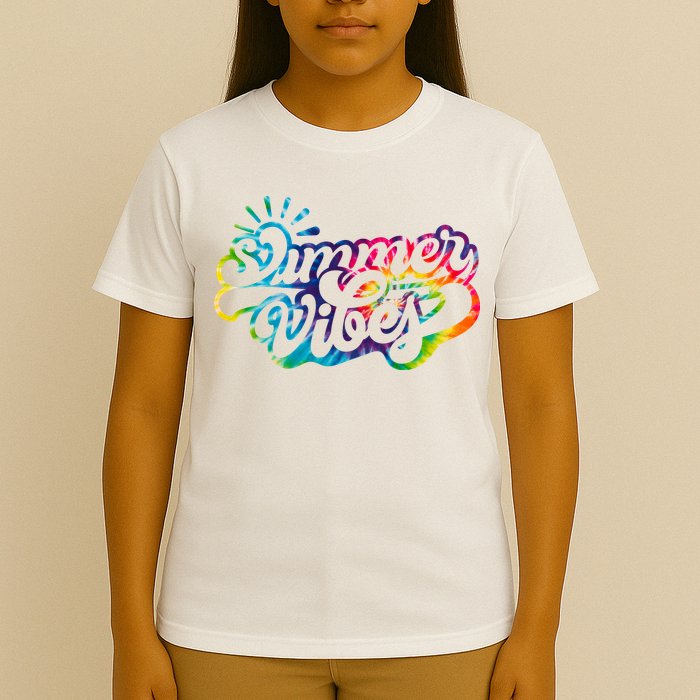 Summer Vibes Retro Colorful Trippy Style T-Shirt