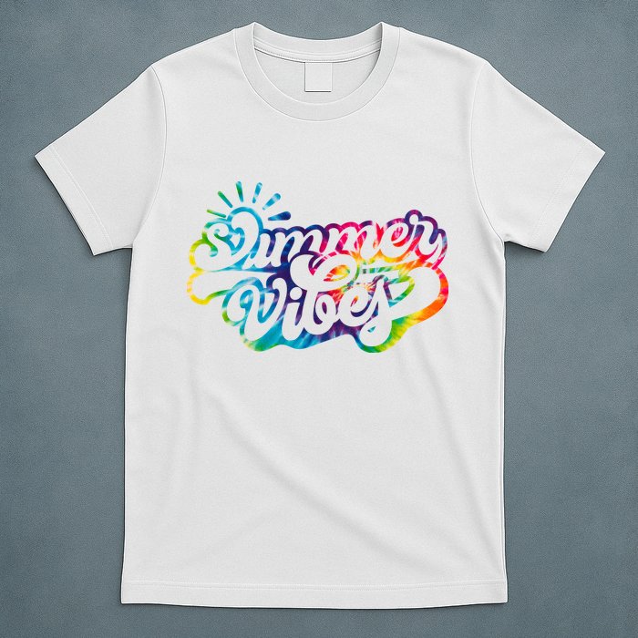 Summer Vibes Retro Colorful Trippy Style T-Shirt