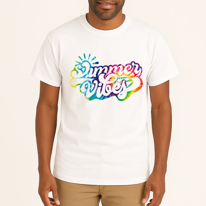 Summer Vibes Retro Colorful Trippy Style Tall T-Shirt
