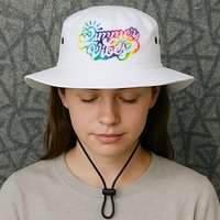 Summer Vibes Retro Colorful Trippy Style Bucket Hat