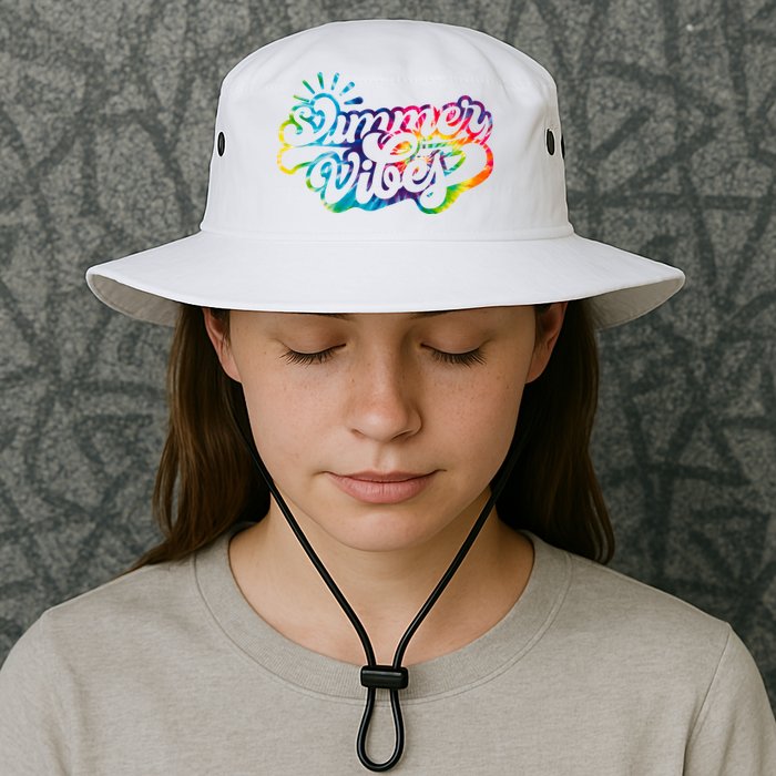 Summer Vibes Retro Colorful Trippy Style Bucket Hat