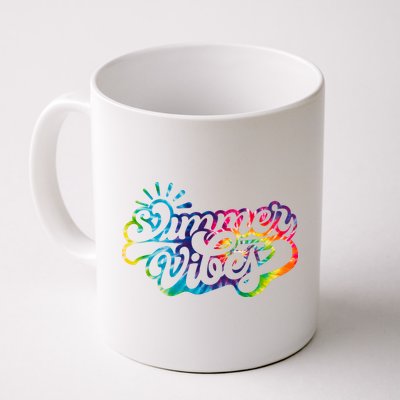 Summer Vibes Retro Colorful Trippy Style Mug